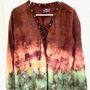 Moose Creek Tie Dye Flannel - image 1